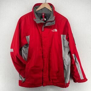 THE NORTH FACE Jacket Boys XL HyVent Ski Snowboard Full Zip Shell Winter Red